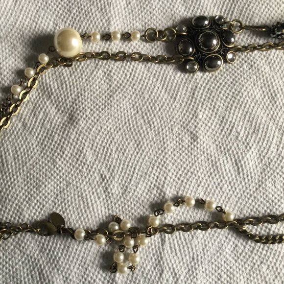 Lia Sophia multi strand long necklace 42" - Picture 3 of 8